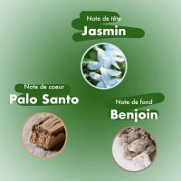 Dragonfly - 40 natürliche Räucherstäbchen aus Frankreich - Jasmin, Palo Santo, Benzoe Nachfüllpackung