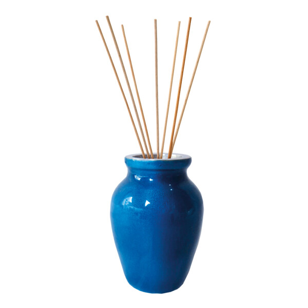 Farbe: blau glasiert